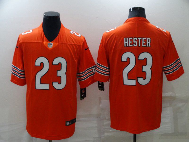 Men Chicago Bears #23 Hester Orange 2022 Nike Limited Vapor Untouchable NFL Jersey